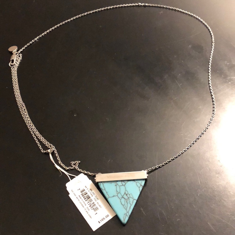 Michael Kors Triangle Turquoise Necklace
